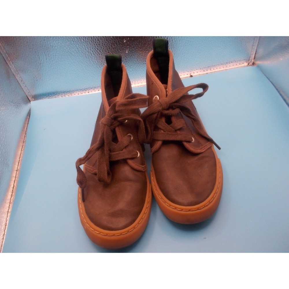 Polo Ralph Lauren Chett Brown Chukka Boots Kids Size 13.5 RFS10601